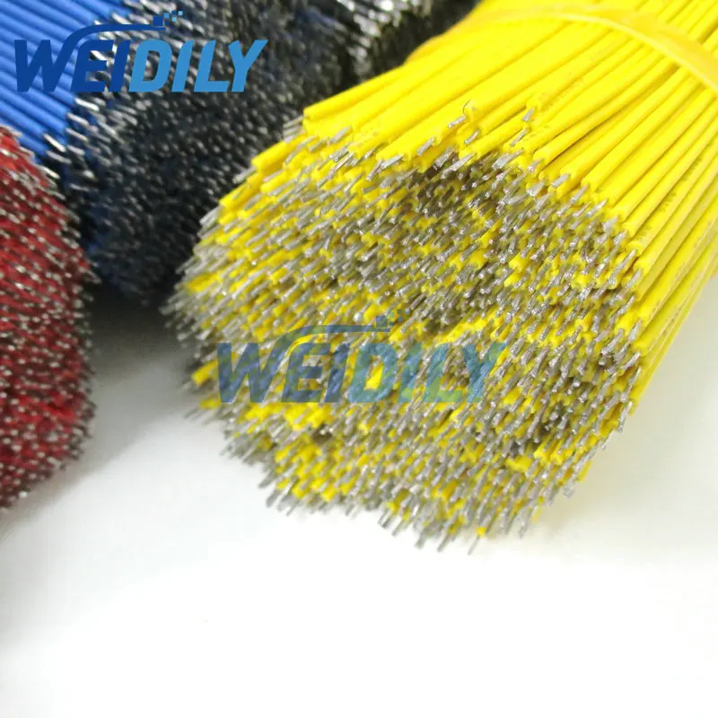 120PCS UL1007 24AWG Breadboard Jumper Cable Wires Kit 8cm Fly Jumper Wire Cable Tin Conductor Wires 5 Colors PCB Solder Cable