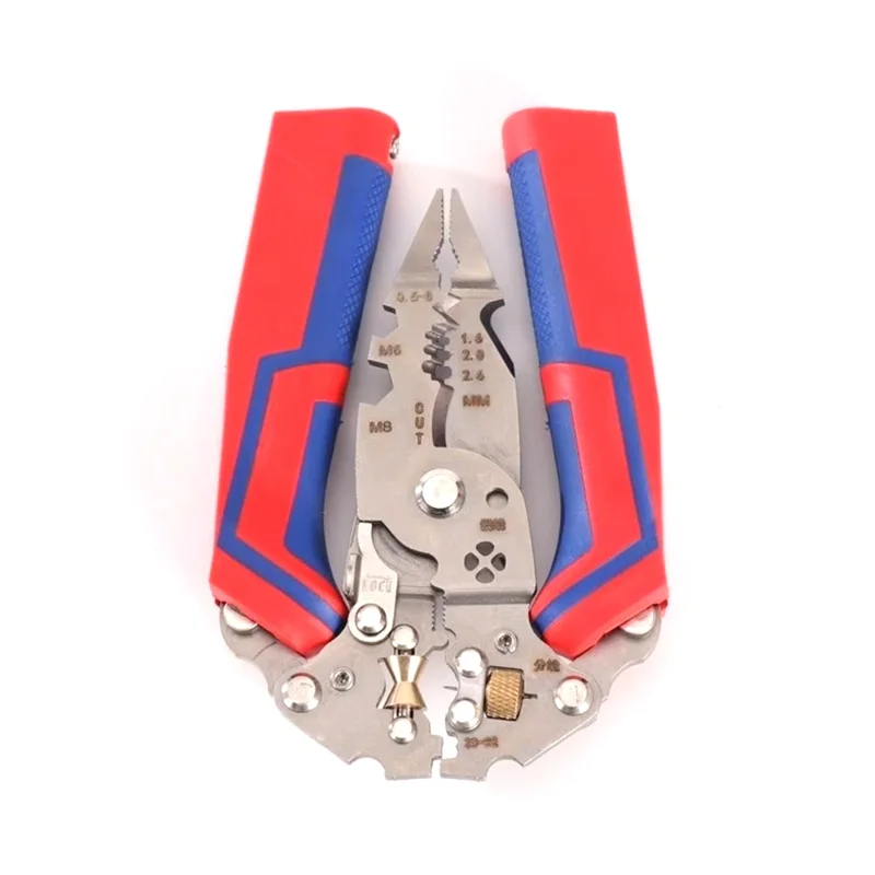 وظيفة قياس الكهرباء A64Z قادرة على، 9 في 1 متعريات الأسلاك ترقية متجرد الأسلاك متعددة الوظائف، للتجريد والعقص #5