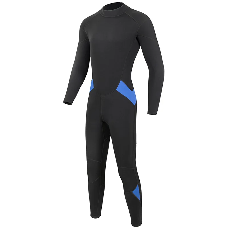 3mm Diving Suit Couples One-piece Warm Wetsuit Long-sleeved Cold-proof Snorkeling Winter Swimsuit Pants Snorkel Surf Jellyfish