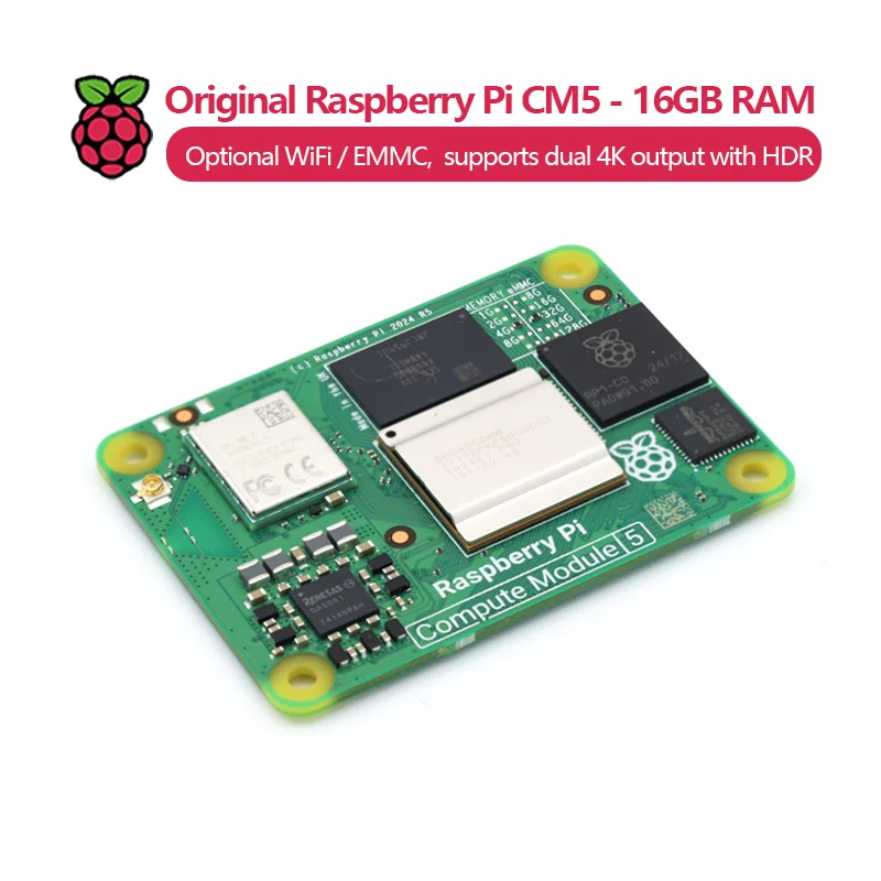 Picture 4: Original Raspberry Pi Compute Module 5 CM5 module with 16GB RAM, optional WiFi / EMMC, CM5116064 CM5016016 CM5016032 CM5016064