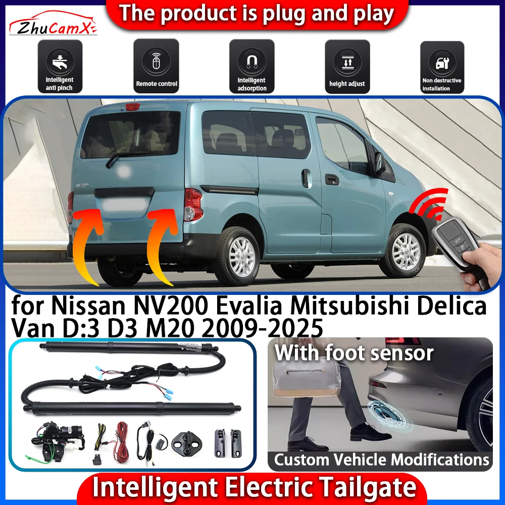 

Smart Powered Tailgate for Nissan NV200 Evalia Mitsubishi Delica Van D:3 D3 M20 2009-2025 Automatic Intelligent Trunk Lift Kit