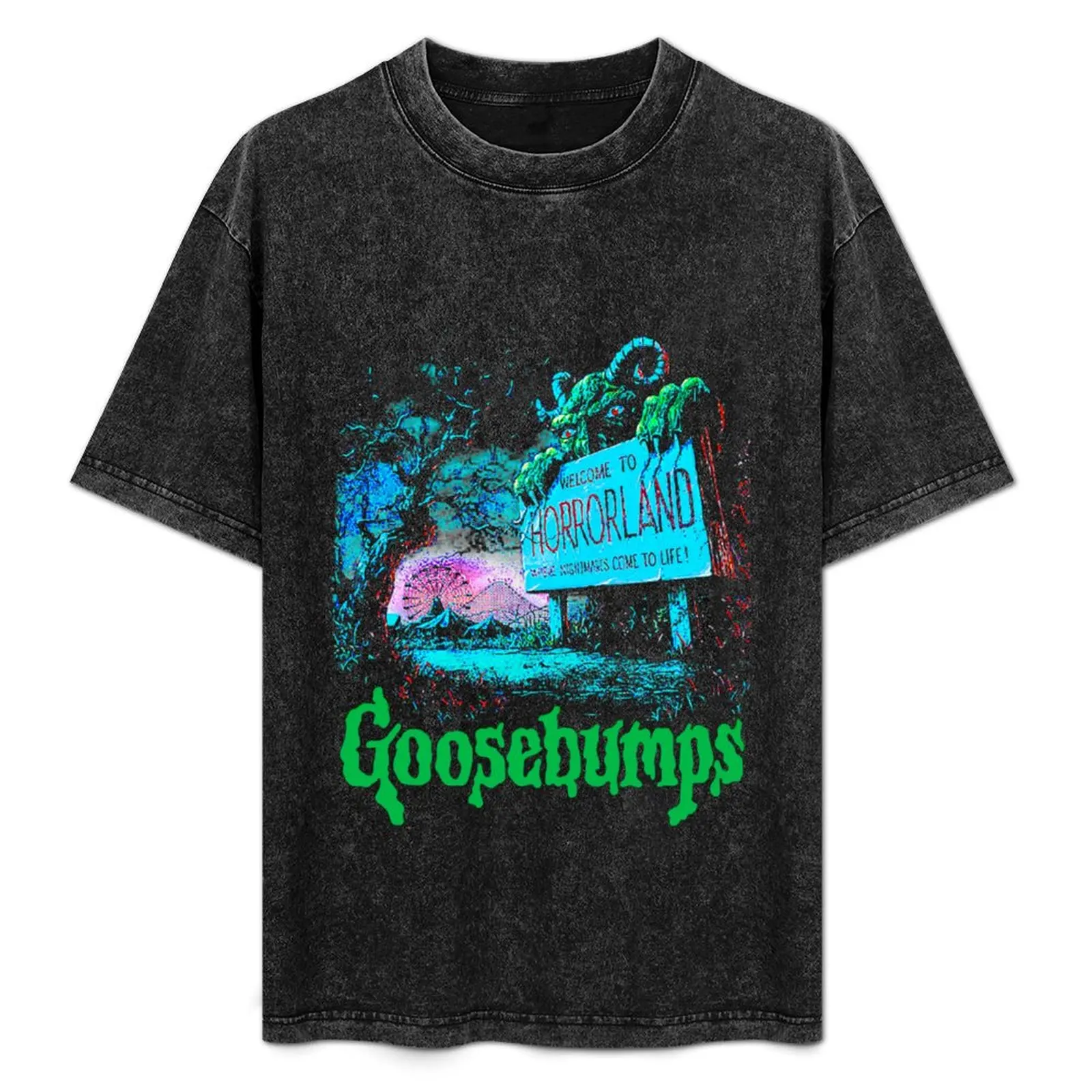 

Goosebumps Horrorland T-Shirt Street Art Print Tee Shirt