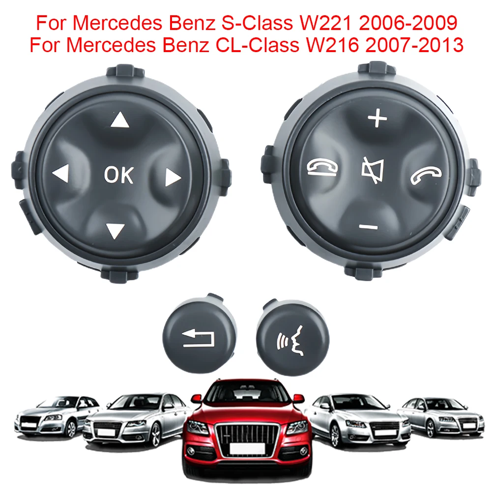 

Multifunction Steering Wheel Switch Control Button for Mercedes Benz CL-Class W216 07-13