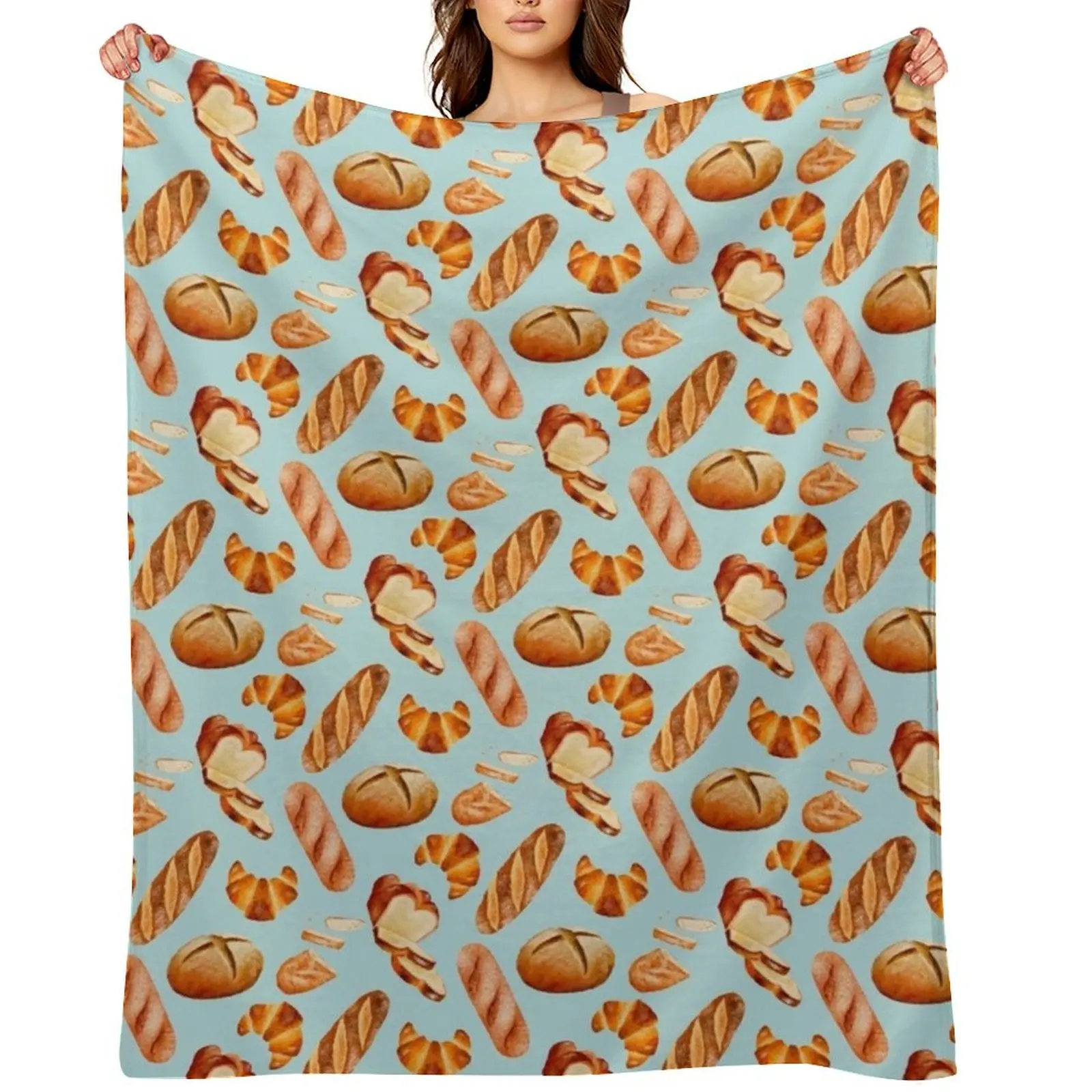 

Loaf of Bread Throw Blanket blankets and throws Luxury St Luxury Designer Blankets
