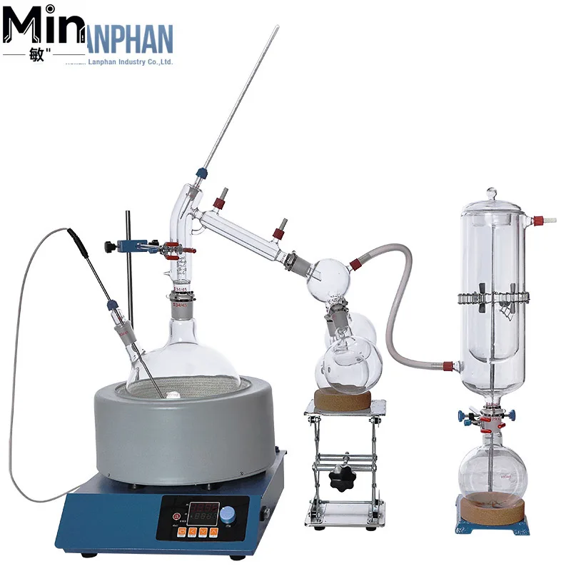 5L Short Path Turkey System Laboratory Molecular Distiller for Essential Oil Extraction