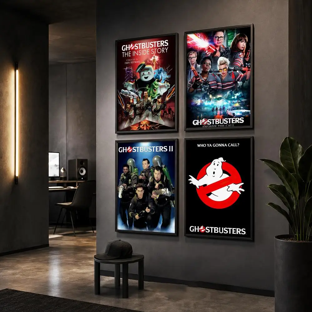 Classic Movie G-Ghostbusters Poster Wall Art Print Sticker for Bedroom Living Room Dorm Office Modern Home Decor