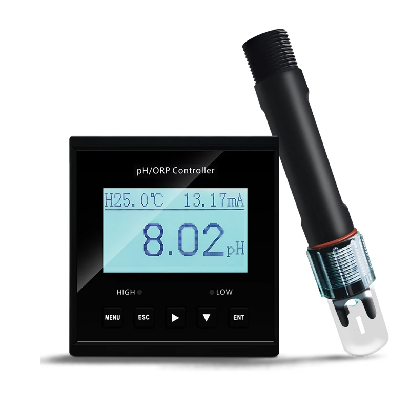 online ph controller hydroponics 4-20ma digital industrial hydroponic liquid orp ph meter price 4-20ma ph tester