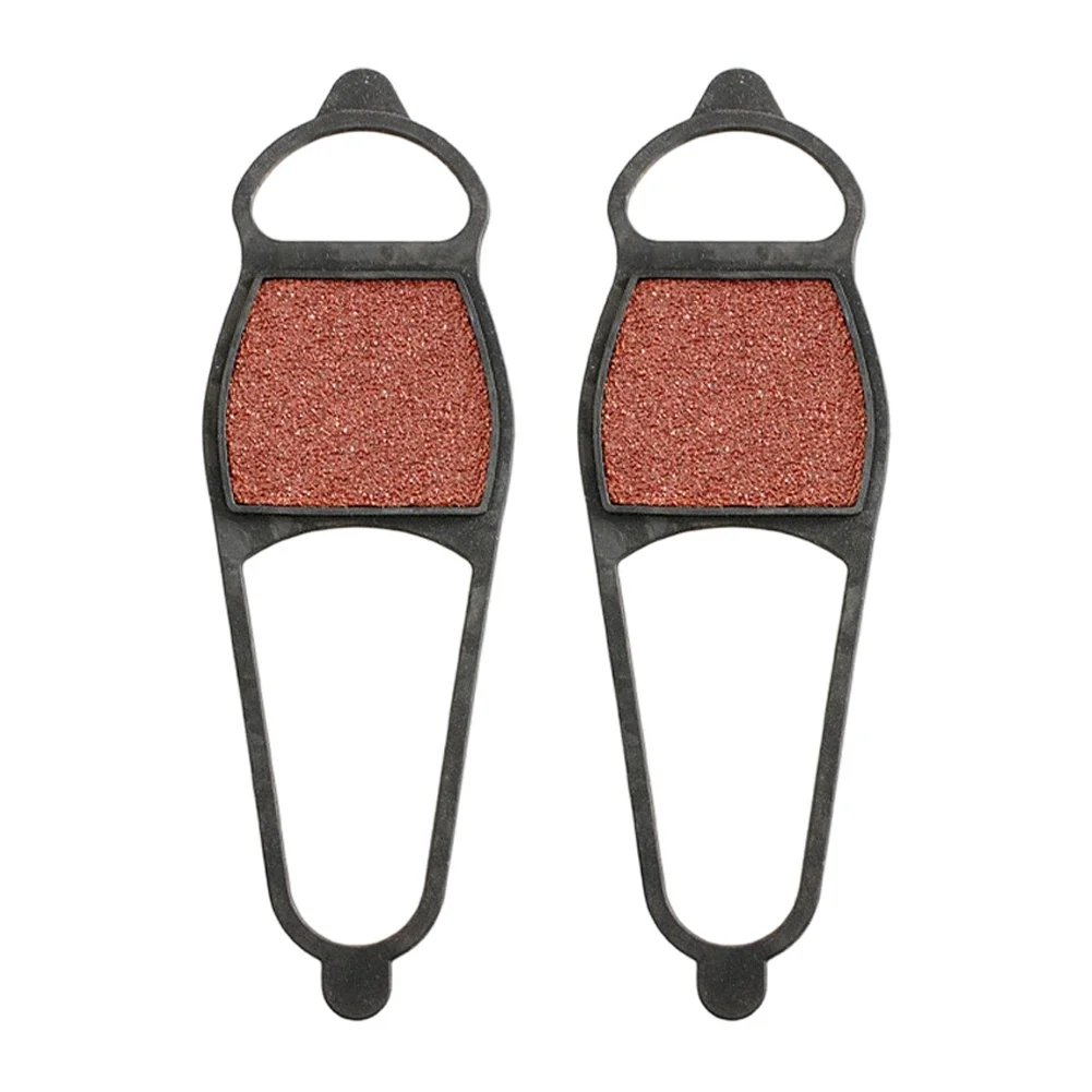 Silicone Double Sided Grit Ice Traction Crampons Over Shoes For Outdoor Walking Hiking And Commuting On Icy Or Snowy Surfaces