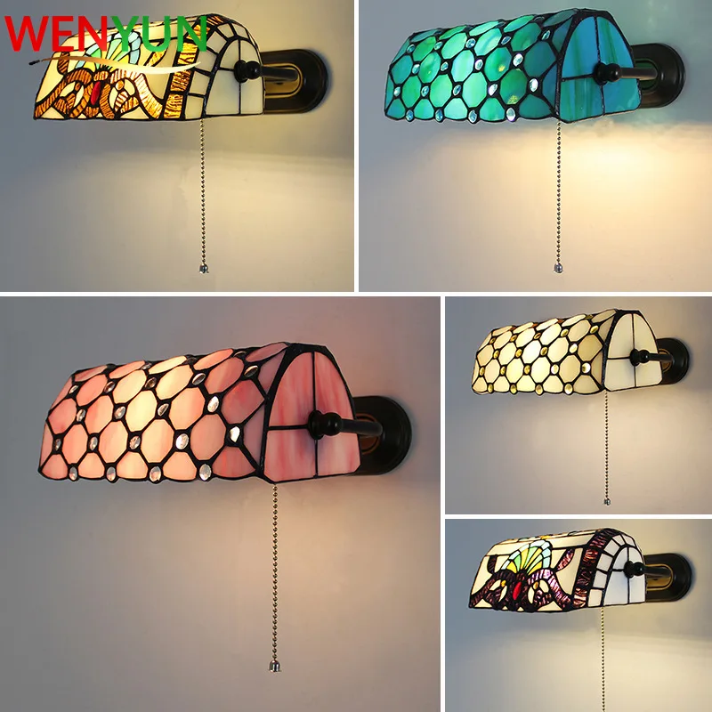 American-style Wall Lamp Luxurious and Elegant European-style Bedroom Bedside Passage Staircase Mountain Village Wall Lamp