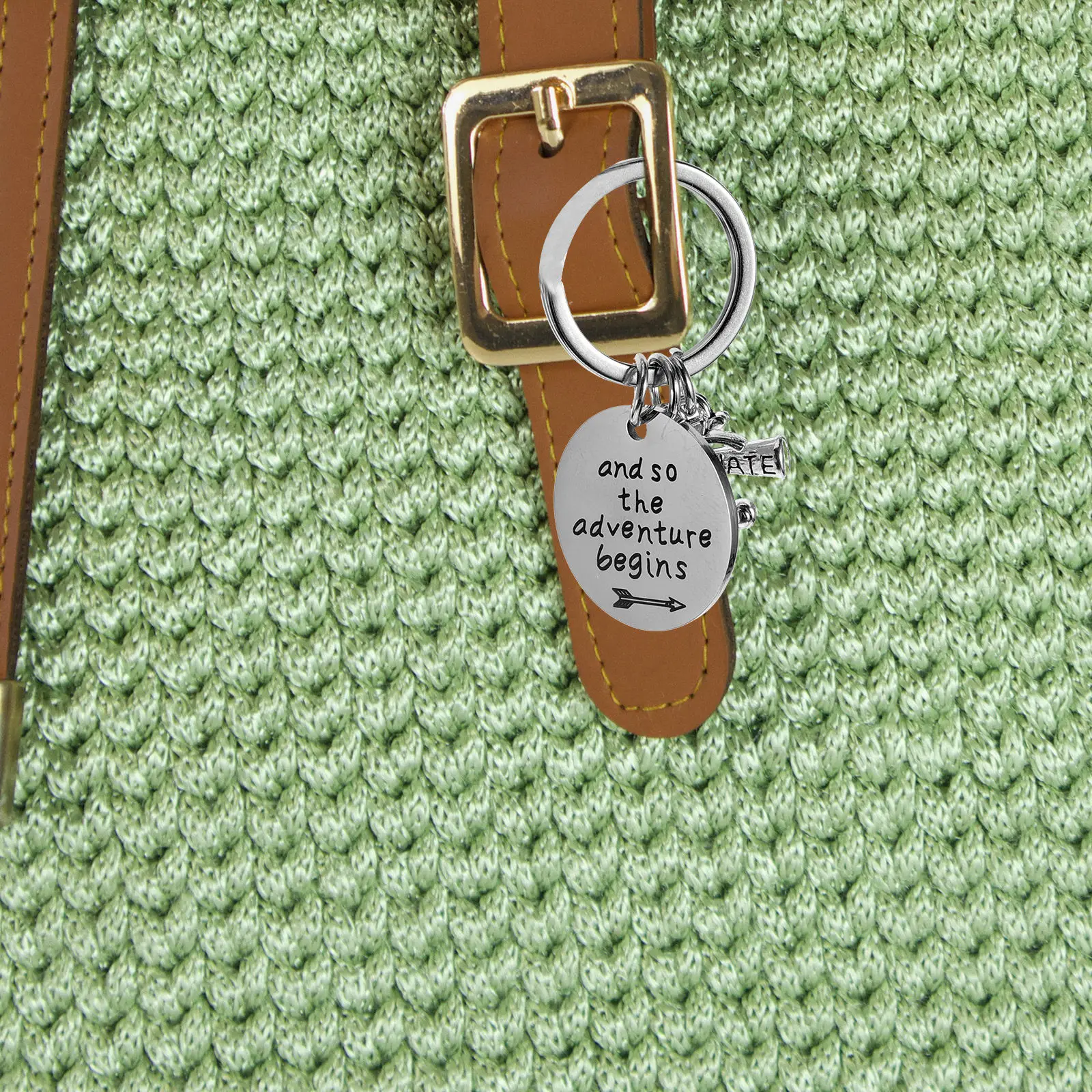 Bachelor Cap Keyring Graduation Student Hanging Pendant Key Holder Diploma Letter Printing Craft Ornament Keychain