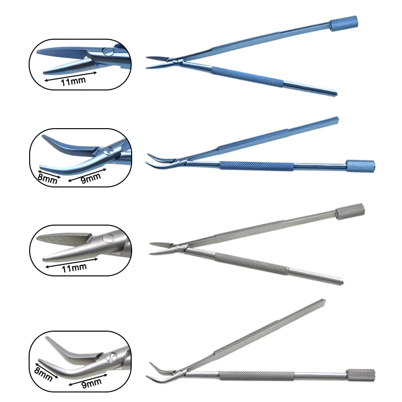 GREATLH 117mm/121mm Blade Holder Surgical Fixed Blade Clamp Needle Clamp Microscopic Instrument Ophthalmic Tools