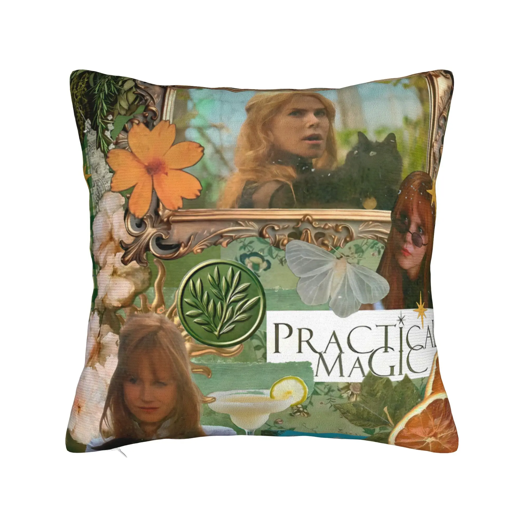 Practical Magic City Night Poster Pillow Case  Novelty Pillow Cover Custom Pillowcases For Sofa Home Decoration