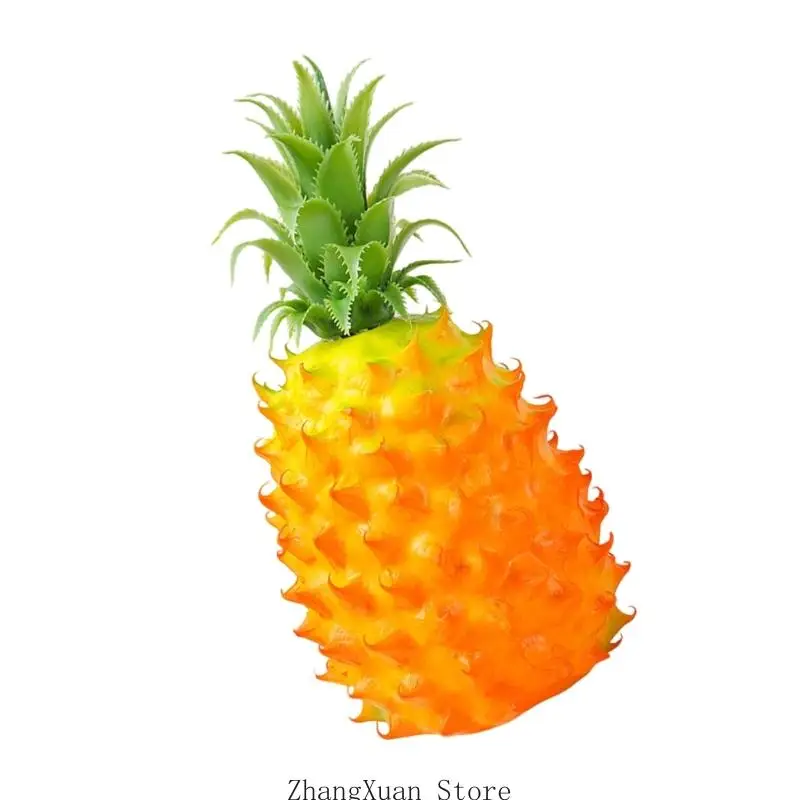 Künstliche Fruchtmodellsimulation, strukturierte Ananas-Dekoration für Schaufenster, Raumarrangements und Fotoszenen-Nutzung – Detail 10
