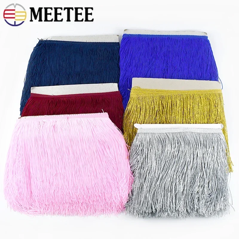 1-5Meters 20cm Tassel Fringe For Sewing Dresses Decoration Ribbon Curtains Lace Trim Band Clothes Fringes Fabric DIY Accessories