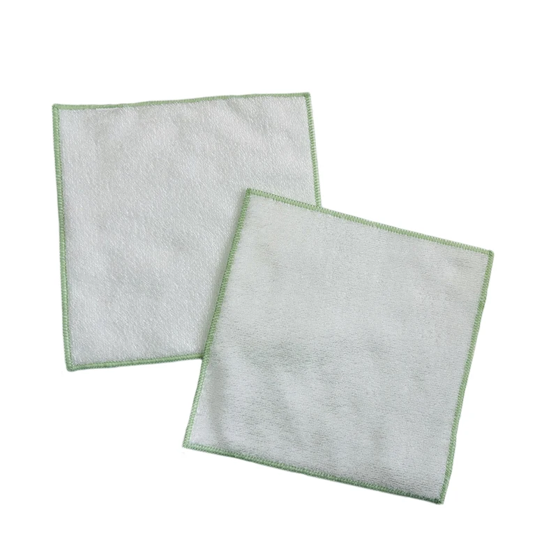 

10Pcs Microfiber absorbent stain removal kitchen car general purpose plain color cleaning towel