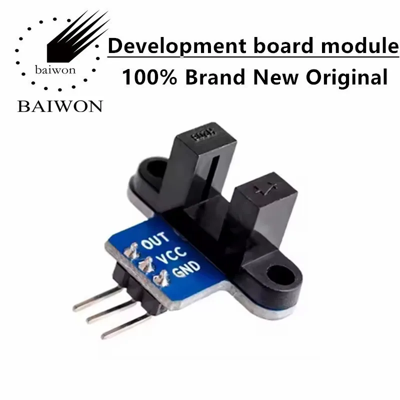 Intelligent car speed measurement module, code disk counting speed sensor with indicator light, send testing program