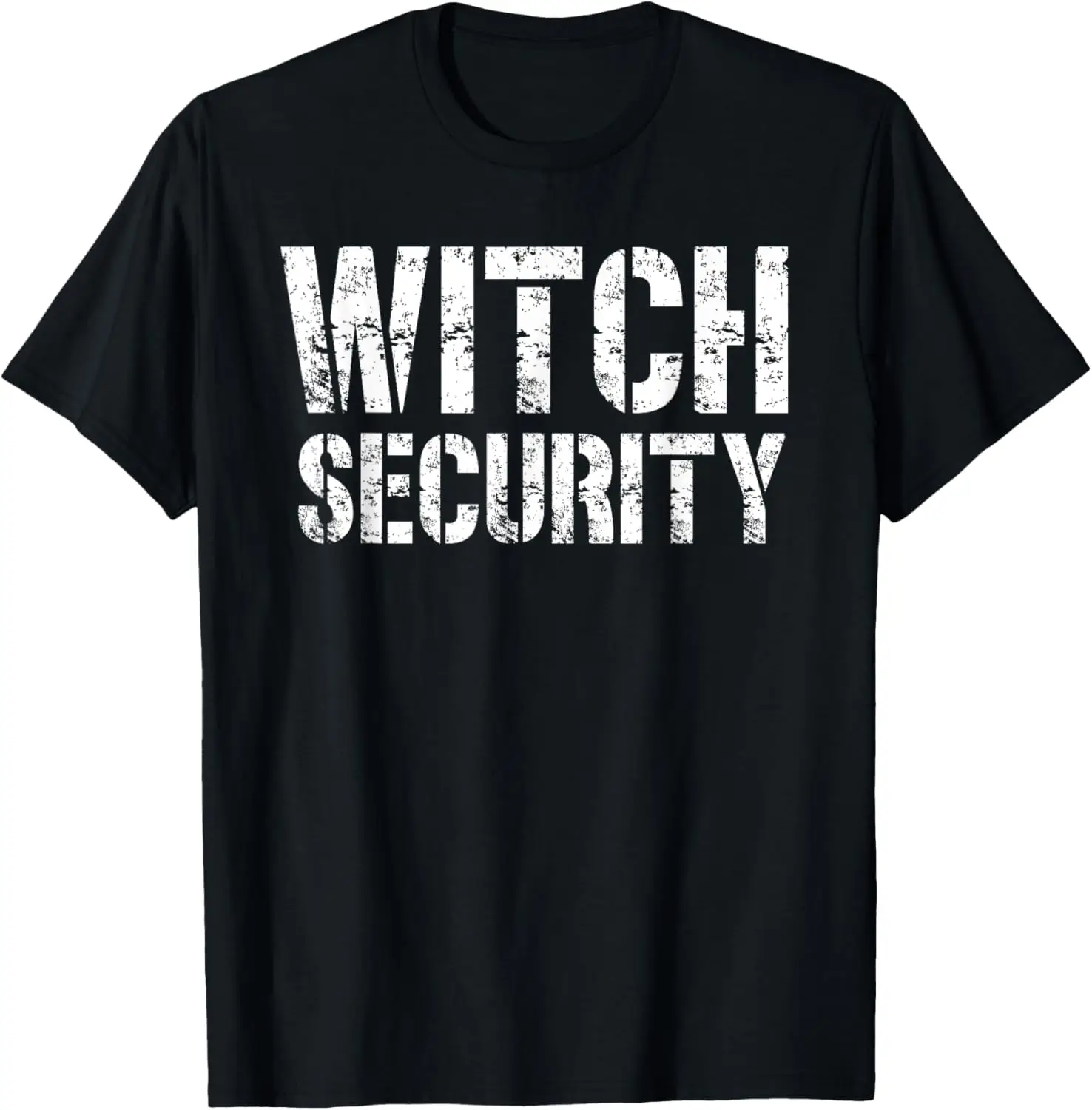 Halloween Dad Mom Daughter Adult Costume Witch Security T-Shirt