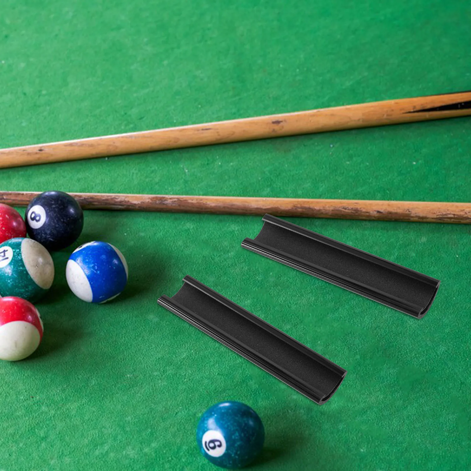 

2Pcs Pool Stick Cue Tip Sander Plastic Burnisher Shaper Billiard Cue Repair Tool Snooker Maintenance Pool Table Cleaner for Felt