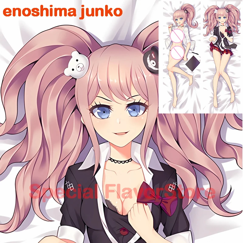 

Dakimakura anime enoshima junko dangan ronpa Double-sided Print Life-size body pillows cover Adult pillowcase