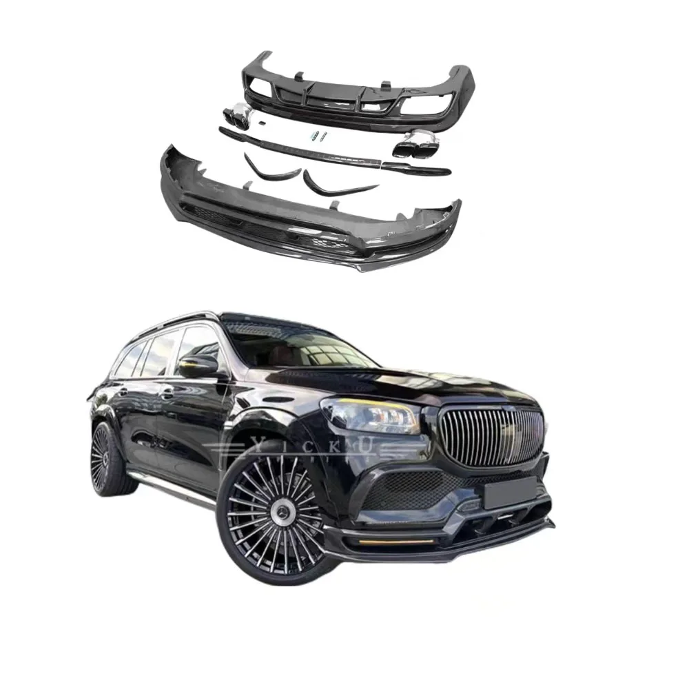 

High Quality Car Body Kit for Mercedes-Benz GLS600 Maybach 20-22 Upgrade LD Style Auto Part Front Lip Rear Diffuser Carbon Fiber