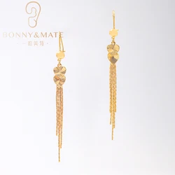 New Fashion Romantic Earrings Simple 18K Gold Plated Women's Earrings High Fashion Jewelry