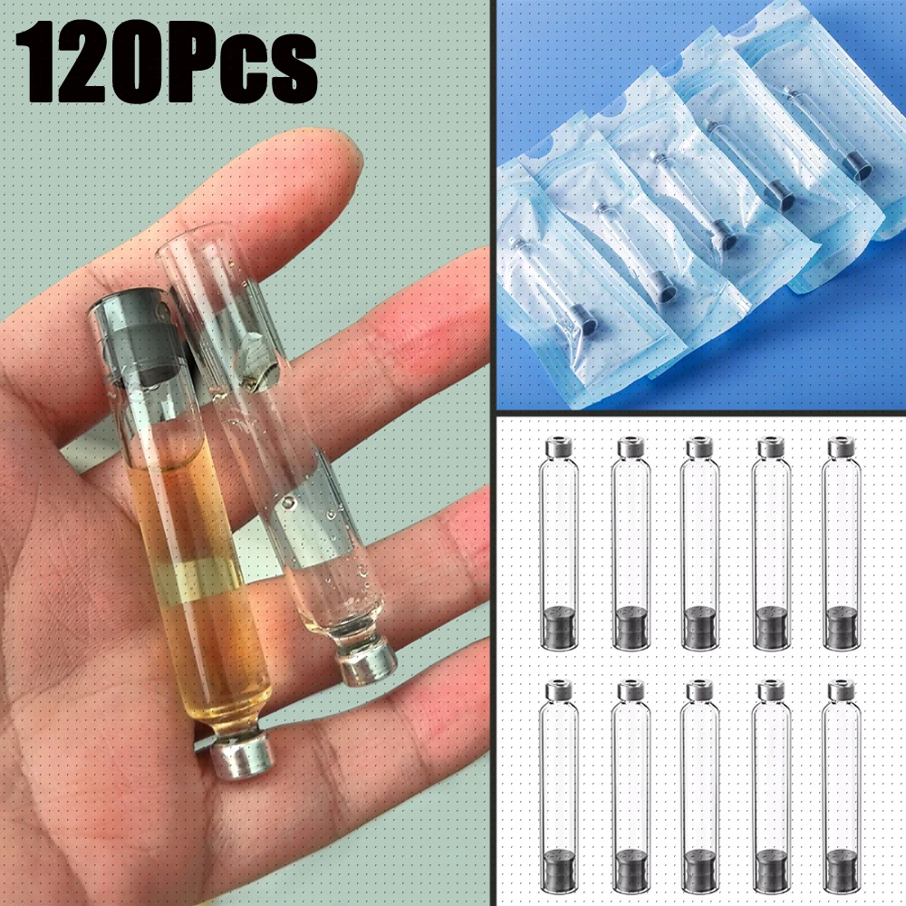 

120 шт. стерильные 3 мл инсулиновые картриджи, кассета, пустая бутылка для инъекционной ручки инсулина, индивидуальная упаковка, медицинская эстетика