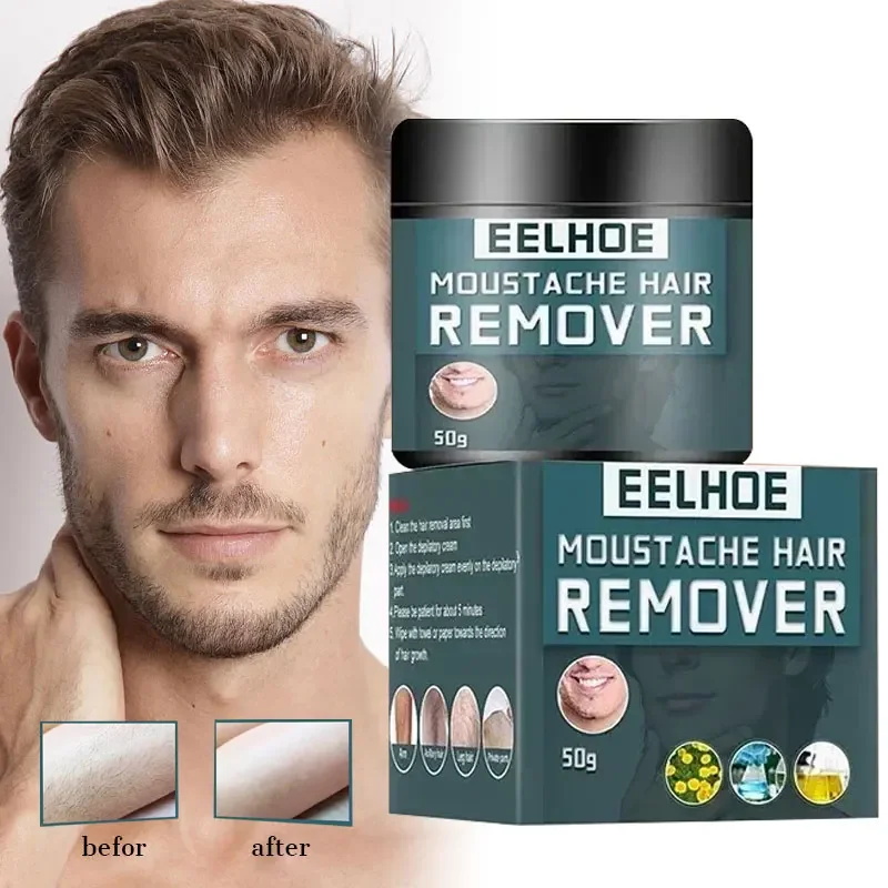 Men'S Painless Hair Removal Cream Mild Non Irritating Hair Removal Cream Body Arm Armpit Leg Gentle Refreshing Hair Removal