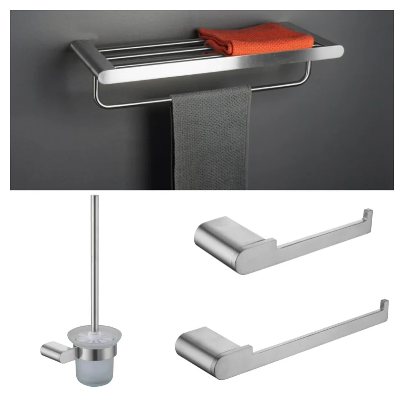 

Oval Bathroom Accessories Wall Mounted Towel Rack Paper Holder Toilet Brush Holder Soap Dish Coat Hooks Hanger Kitchen Hardware