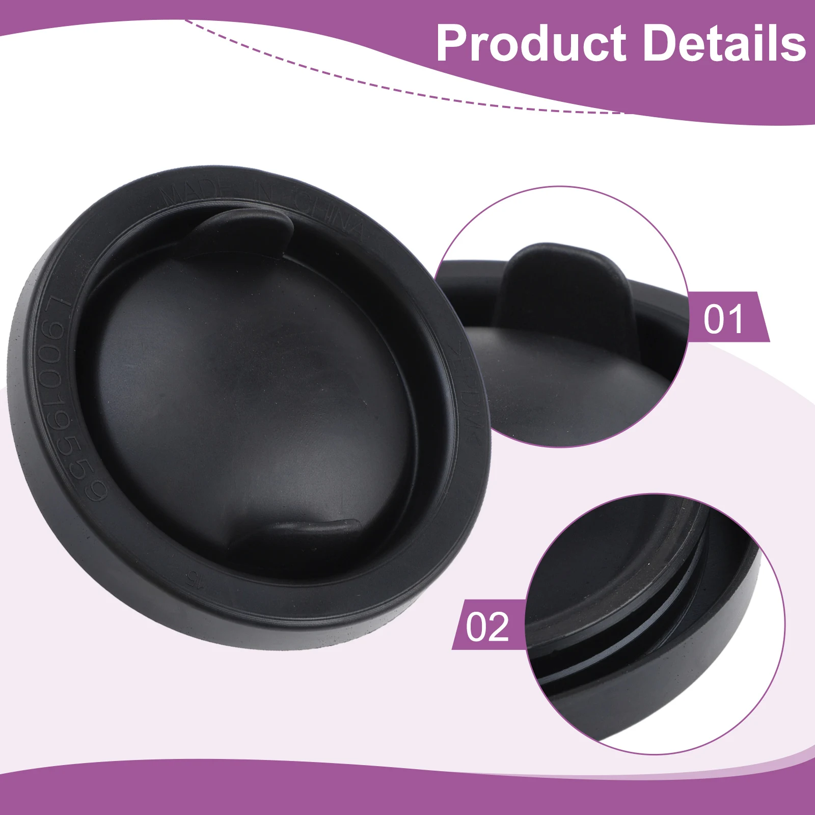Headlamp Light Rear Cover Dust Cap Backside Seal Cover Headlamp Bulb Back Cover 68354272AA For Jeep For Grand For Cherokee 16-22