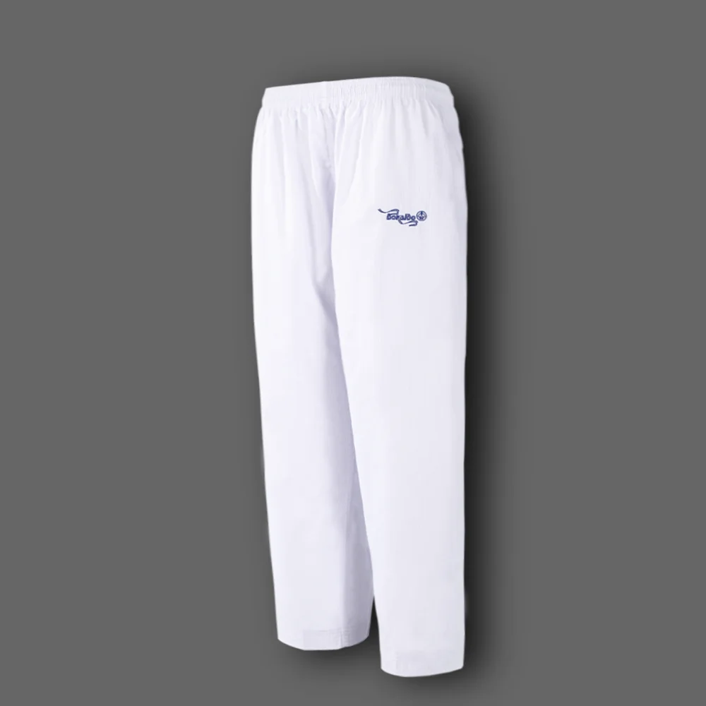 

White Taekwondo Pants - Adult and Children's Sports Uniforms, Unisex Judo Martial Arts Fighting Training Pants