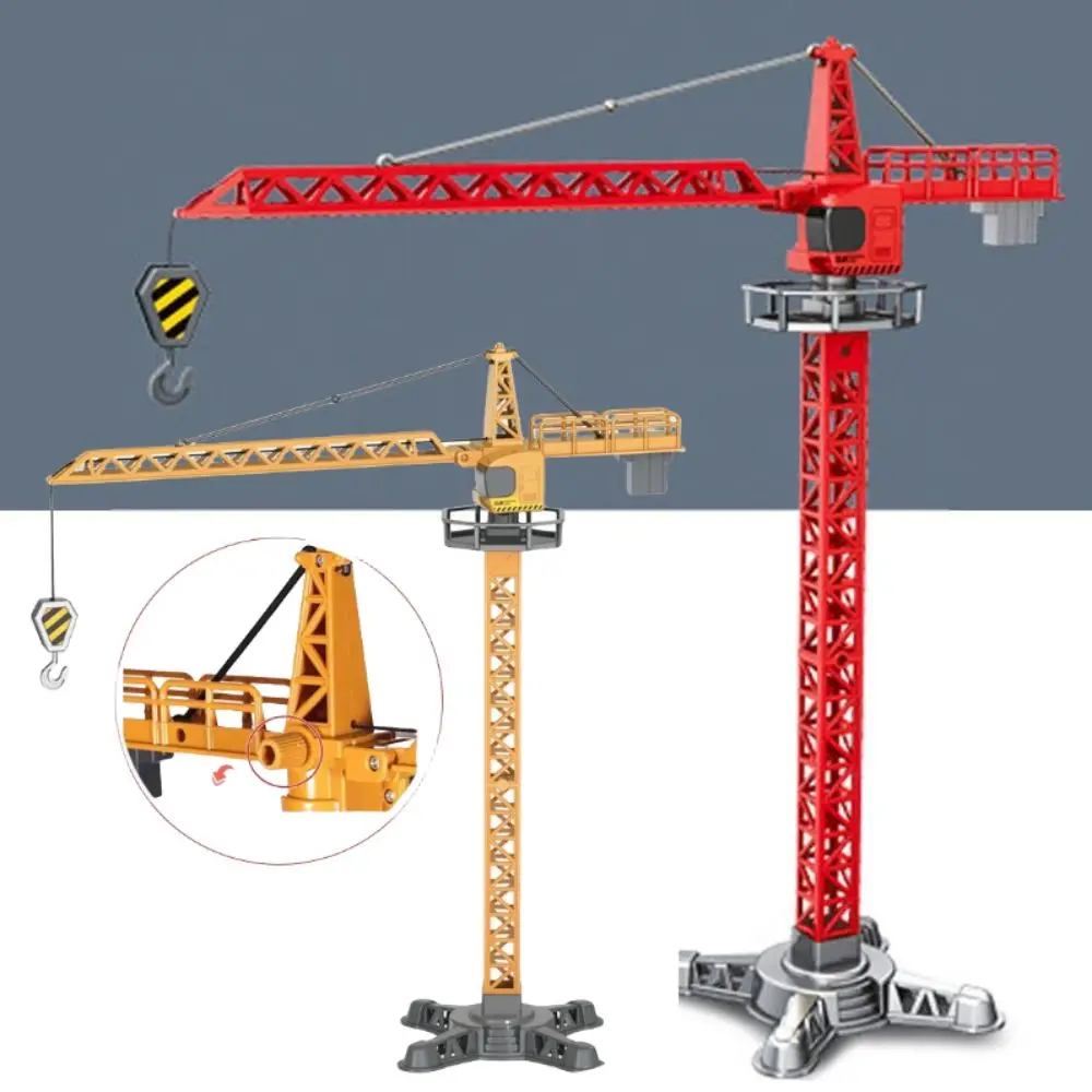 

Lifting Tower Tower Crane Model Simulation Loader Tractor Engineering Vehicle Diecast Excavator Car Construction Model