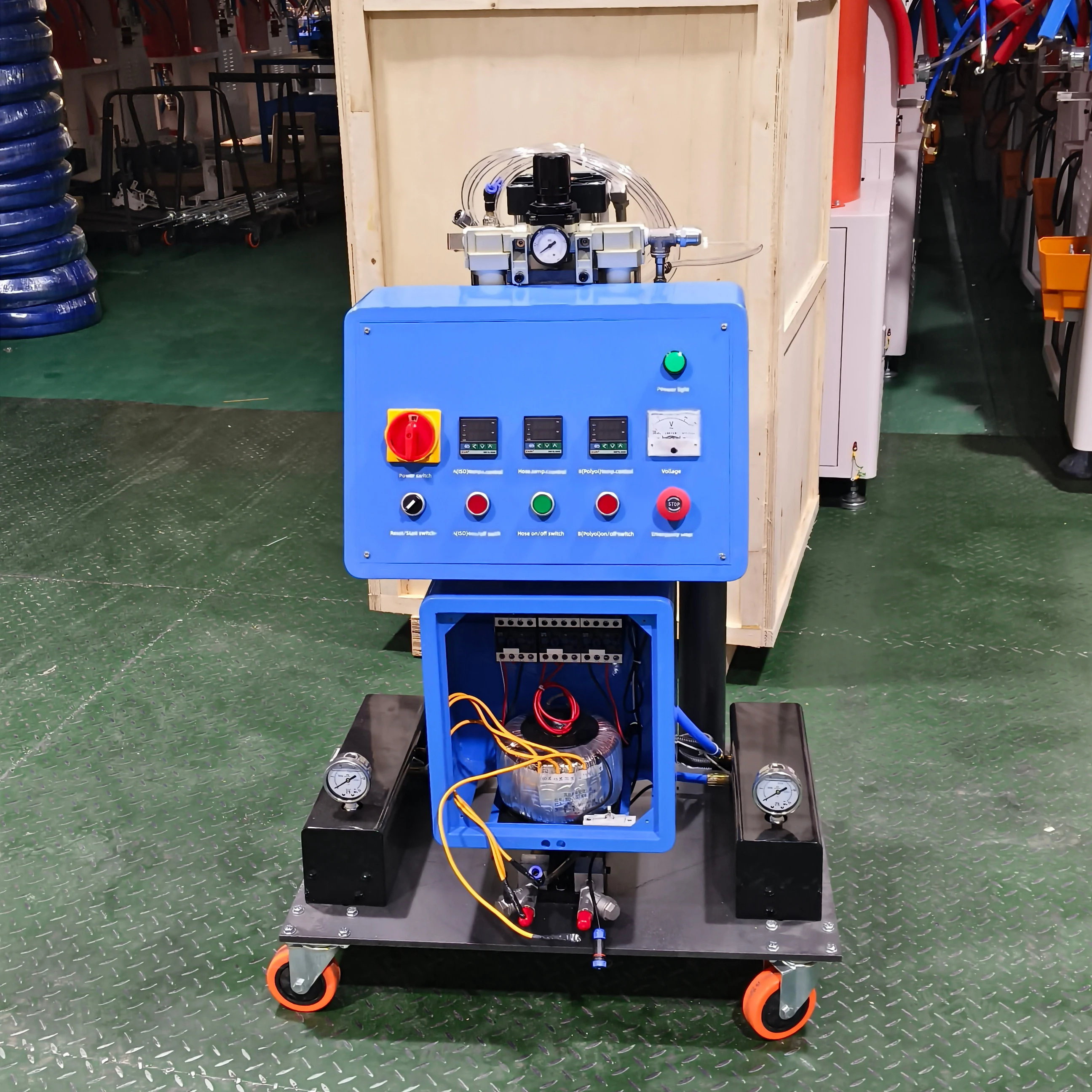 Customized Foam Spray Machine For Reliable Aluminum Profile And Wall Coverage