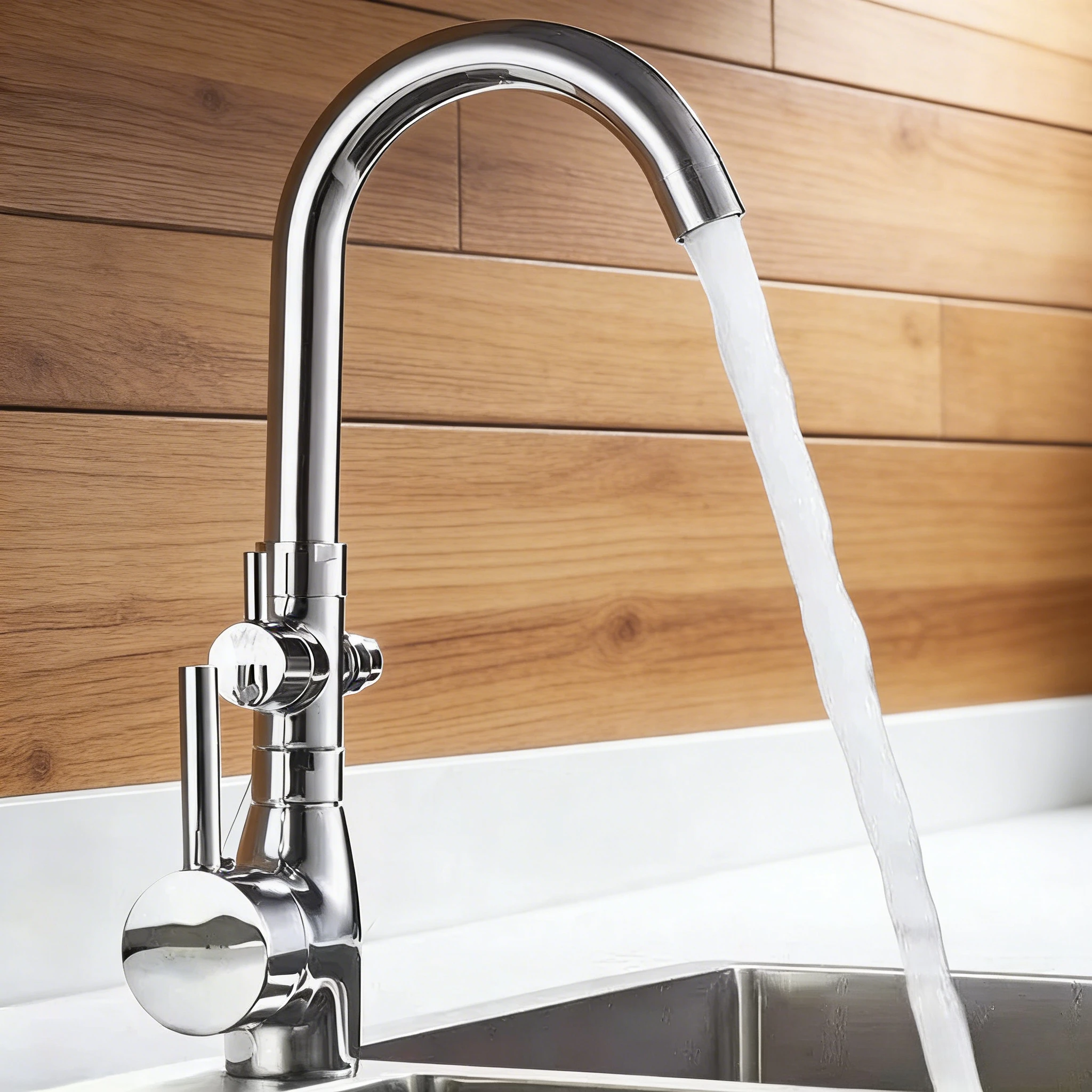 Basin Faucets Multifunctional Kitchen Sink Faucet Deck Mounted Bathroom Hot and Cold Water Tap Washing Machine Dishwasher Faucet