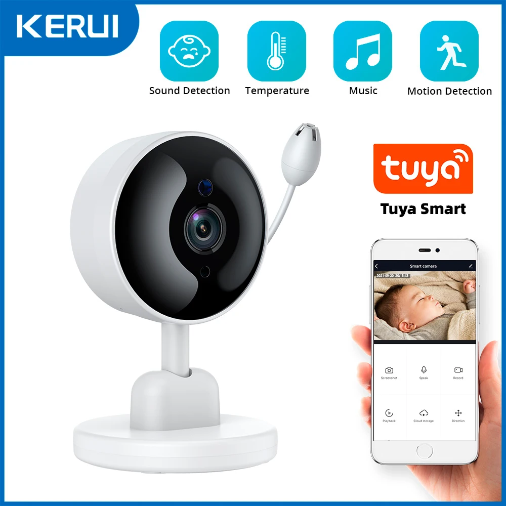 

Wi-Fi IP-камера KERUI с функцией ночного видения и датчиком движения