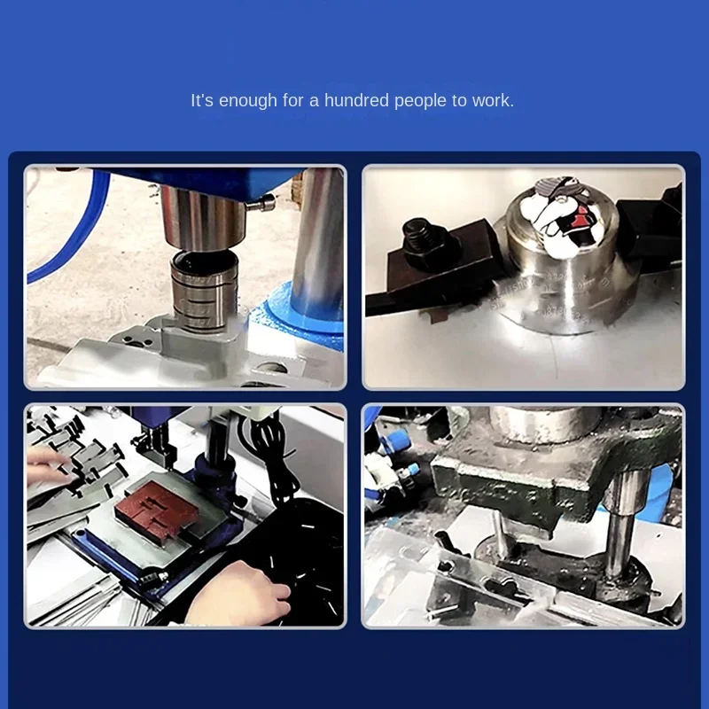 2025 63 Desktop Pedal Pneumatic Press Small Adjustable Mechanical Press Pneumatic Mechanical Punching Printing Machine 220V