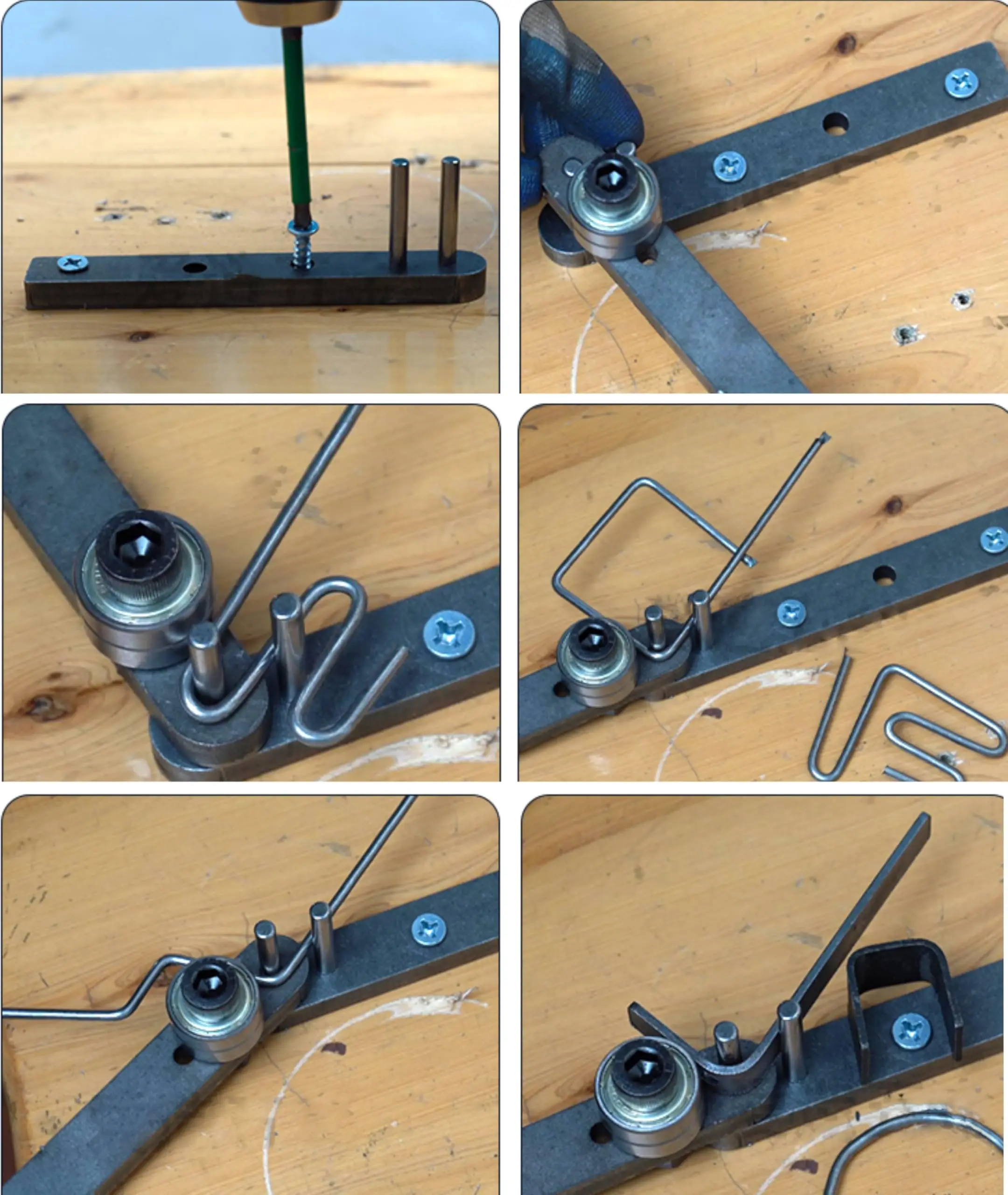 رافورد حديد التسليح بندر 1-10 مللي متر الحديد/الصلب/الأسلاك النحاسية زاوية بندر خطاف الصيد تشكيل أداة صغيرة دليل حديد التسليح بندر أدوات يدوية ذاتية الصنع #6