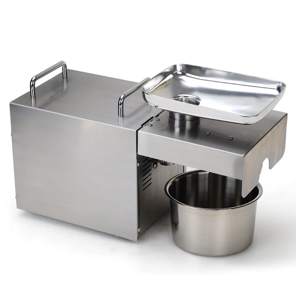 2025 버전 오일 프레 서 기계 상업용 스테인레스 스틸 프레스 기계 자동 전기 콜드 핫 오일 기계