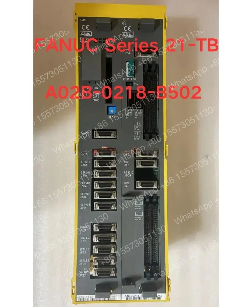 A02B-0218-B502 Used tested ok Configuration: A16B-3200-0270  A16B-2203-0070 Provide testing videos before shipment.