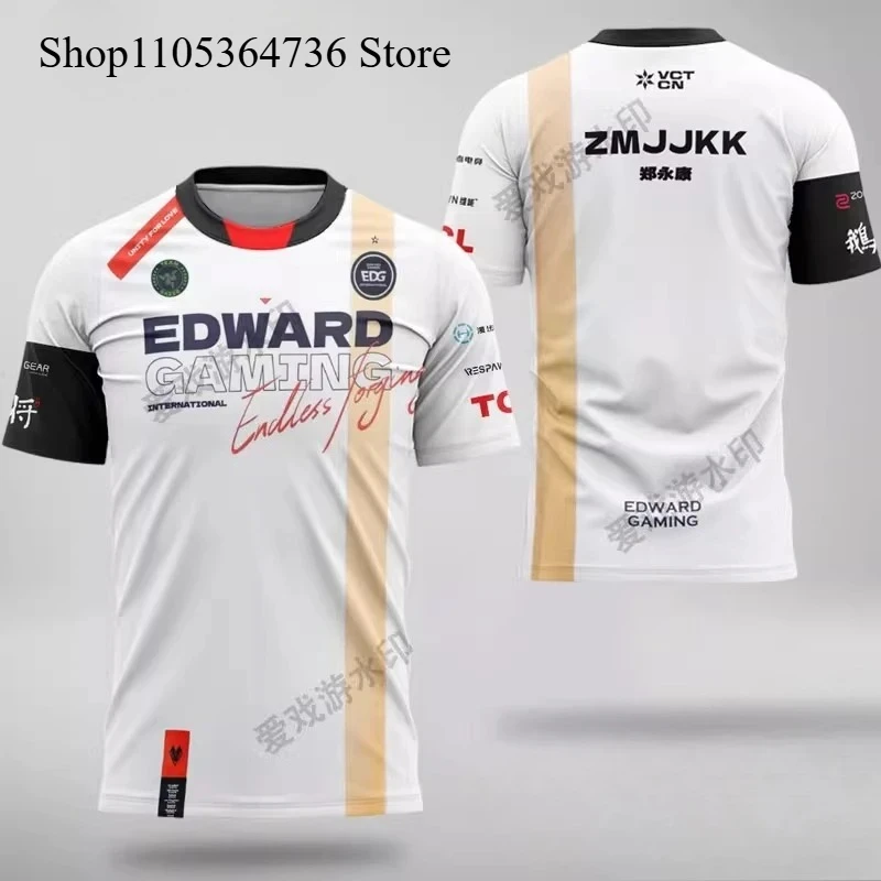 

Men's EDG Edward Gaming E-Sports Team Jersey T-Shirt 2026 3D New Uniform Casual