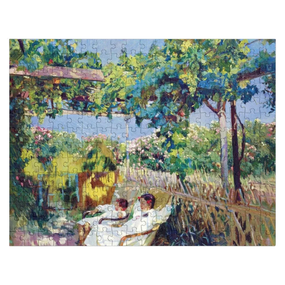 

Joaquin Sorolla y Bastida - Nap in the Garden 1904 Jigsaw Puzzle Novel Toys For Children 2022 Puzzle Customized Picture