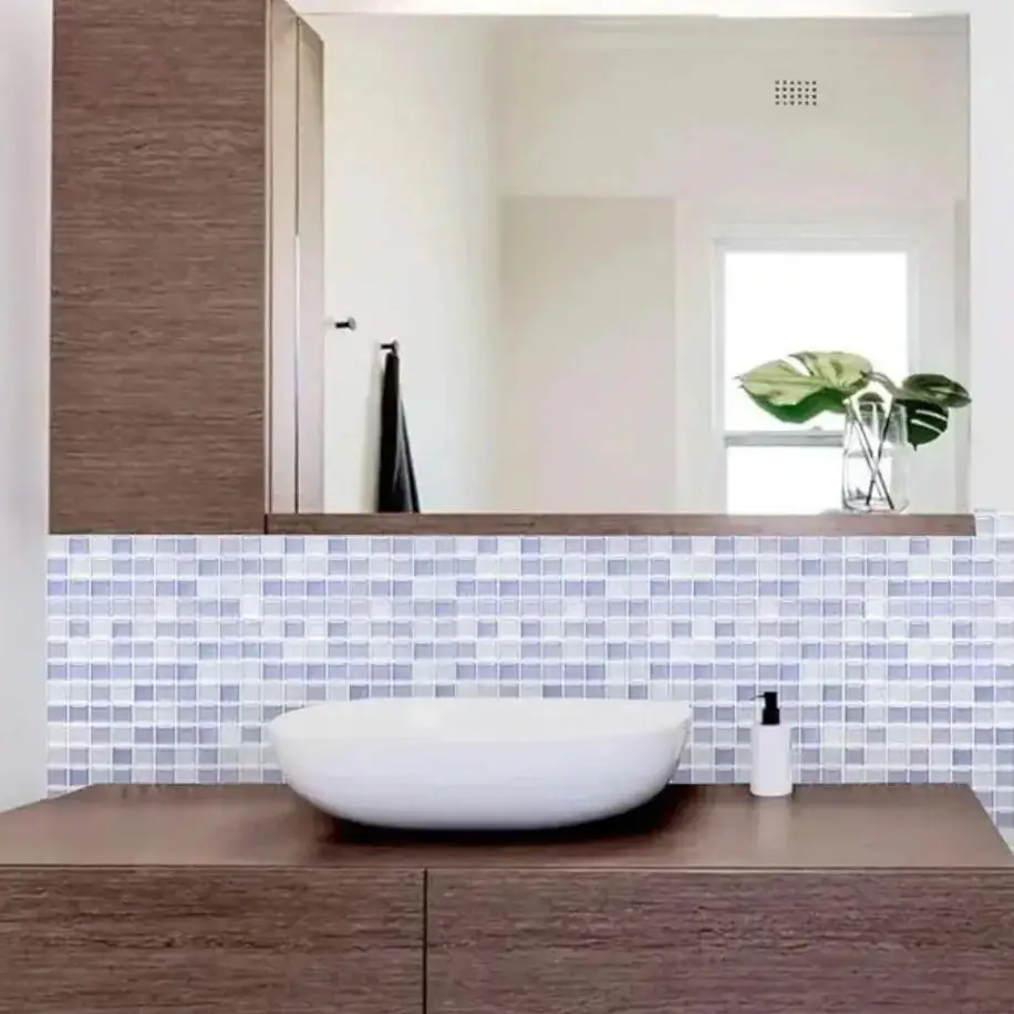 

3D-наклейки из хрустальной мозаики, 5-20 шт., самоклеящиеся водонепроницаемые обои, съемный декор для ванной, кухни, дома