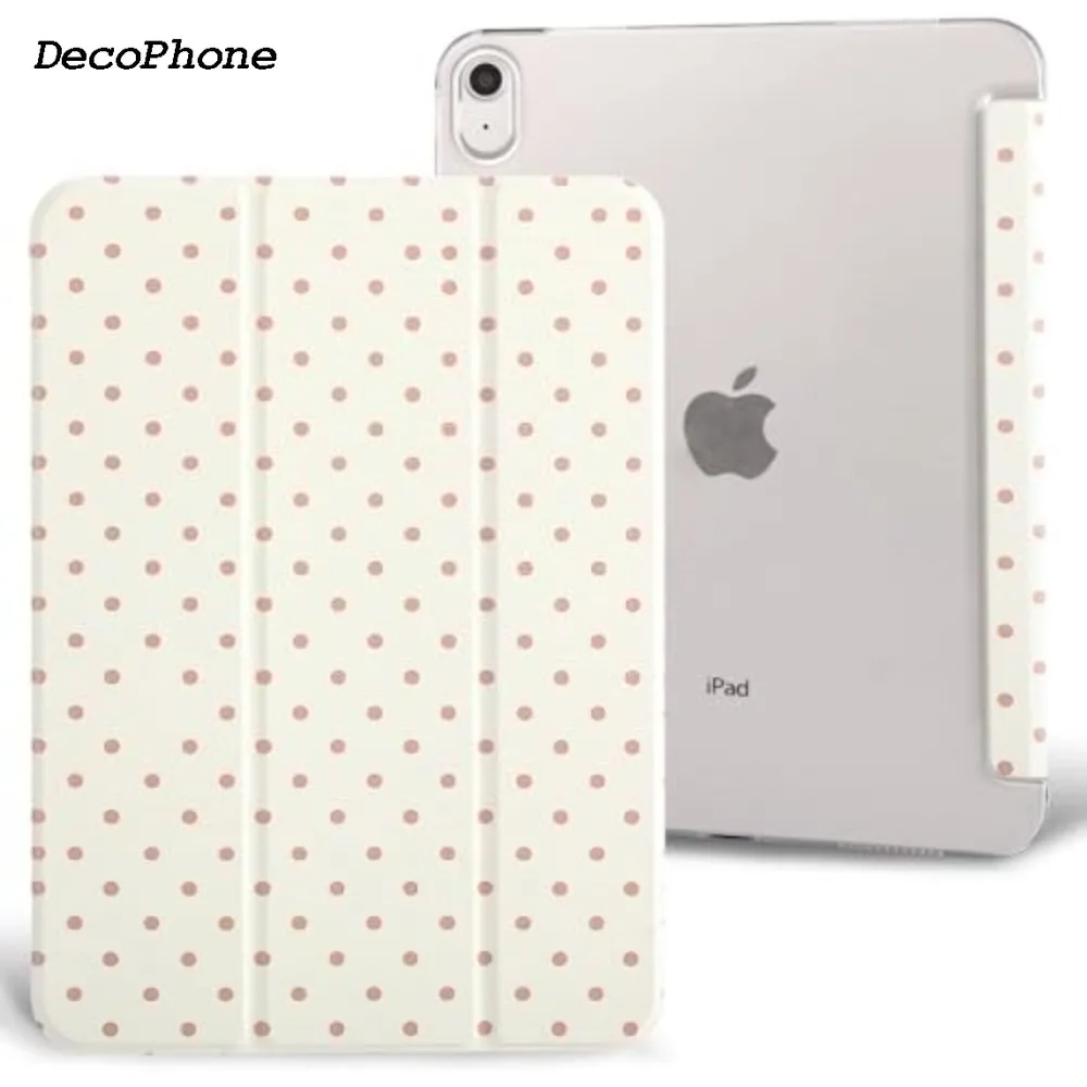 Yellow red Polka dots for TABLET CASE FOR iPad pro 10/11-Inch 2020/6th/7th /8th /Air 3rd/Air 4th/9th gen/Air 5th Gen 2022/Air