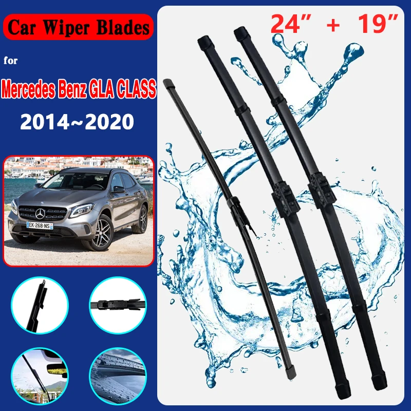 Car Wiper Blade Window for Mercedes Benz GLA CLASS X156 2014~2020 GLA250 GLA45AMG Front Windscreen Windshield Wipers Accessories