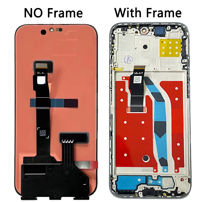 6.7: Wyświetlacz LCD z ekranem dotykowym AMOLED do telefonu Honor 200 Lite – zamiennik wyświetlacza do telefonu Honor 200 Lite, wraz z ramką. — zdjęcie produktu 6