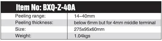 Alicates para sellar manual BXQ-Z-40A