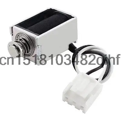 

110V 5mm Stroke 500g Force Push Pull Type Open Frame AC Solenoid Electromagnet