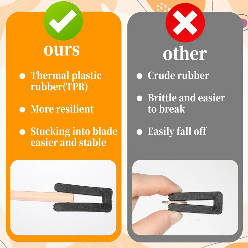 16 PCS Ceiling Fan Balancing Kit, 4 Set weight Balance , Include 4 Blades Clips and 12 Gold Self-