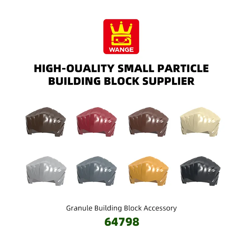 Wange 195 pièces/lot 64798 blocs de construction de cheveux MOC filles figurines accessoires compatibles avec brique enfants jouets boîte-cadeau