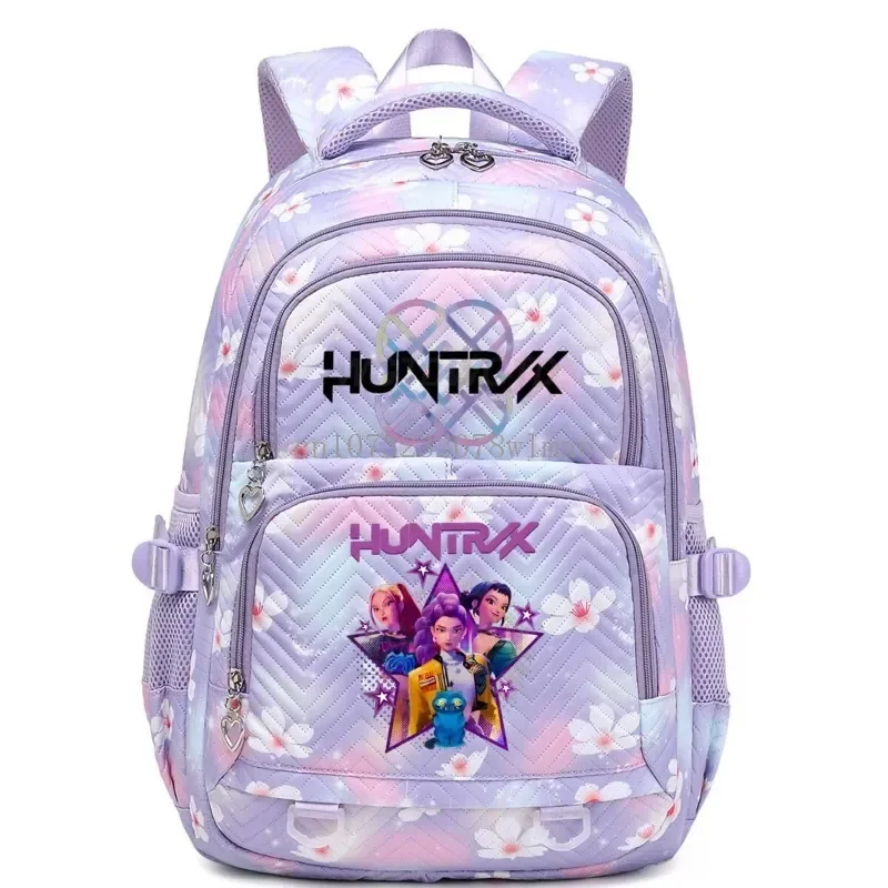Kpop 2026 Hunters Backpack Cartoon Rumi Mira Zoey HUNTR/X Saja Boys Print Schoolbag Large Capacity Student School Bas for Girls