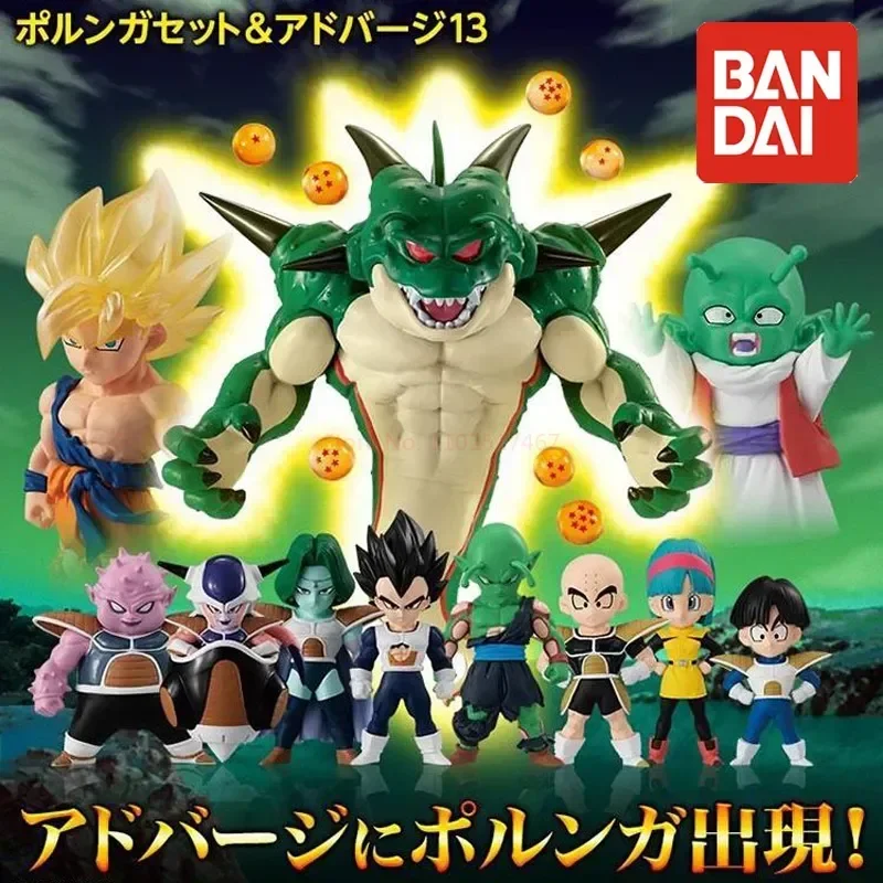 

Original Bandai DragonBall Z Figure Adverge Polunga Dende Kuririn Bulma Suit Anime Action Figurine Pvc Model Statue Doll Toys